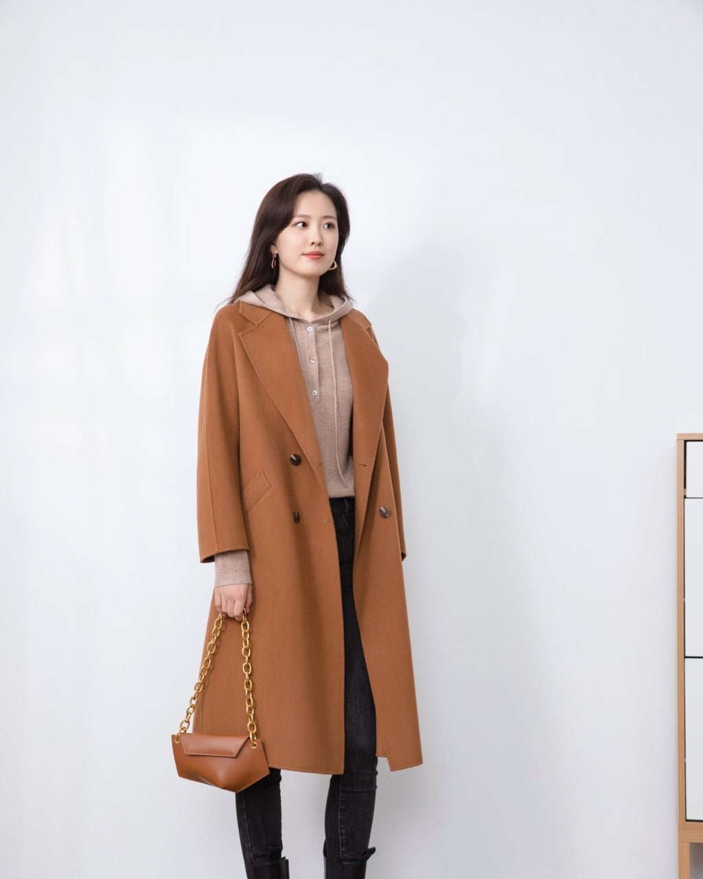 Relaxed fit shop wool coat
