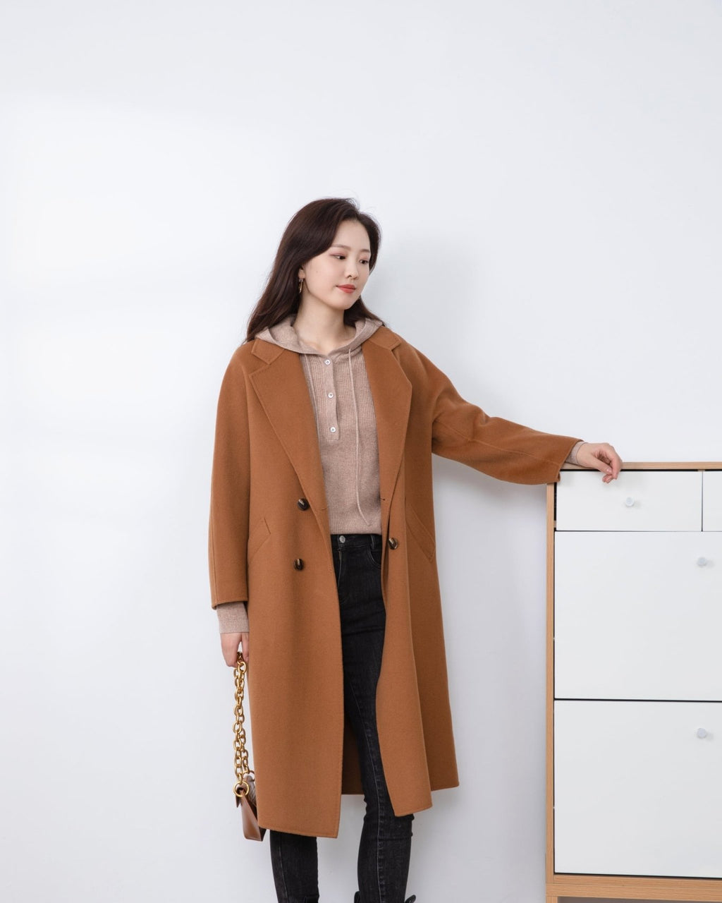 Camel colored trench sales coat